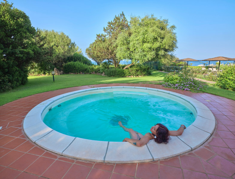 Idromassaggio area wellness