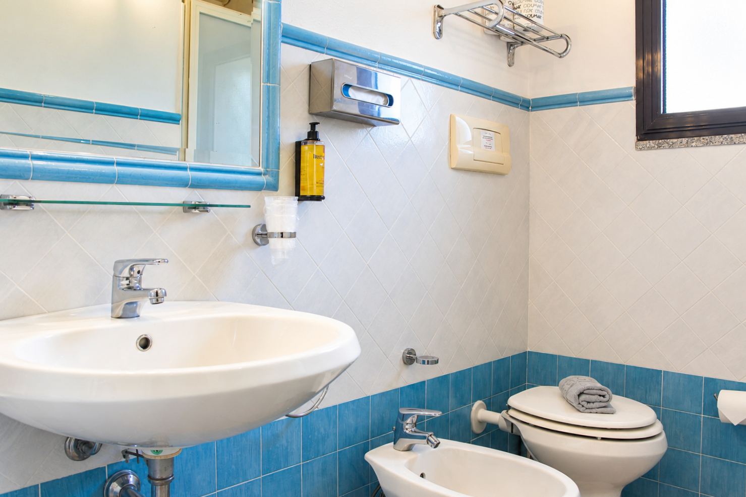 Bathroom of the three-room apartment
