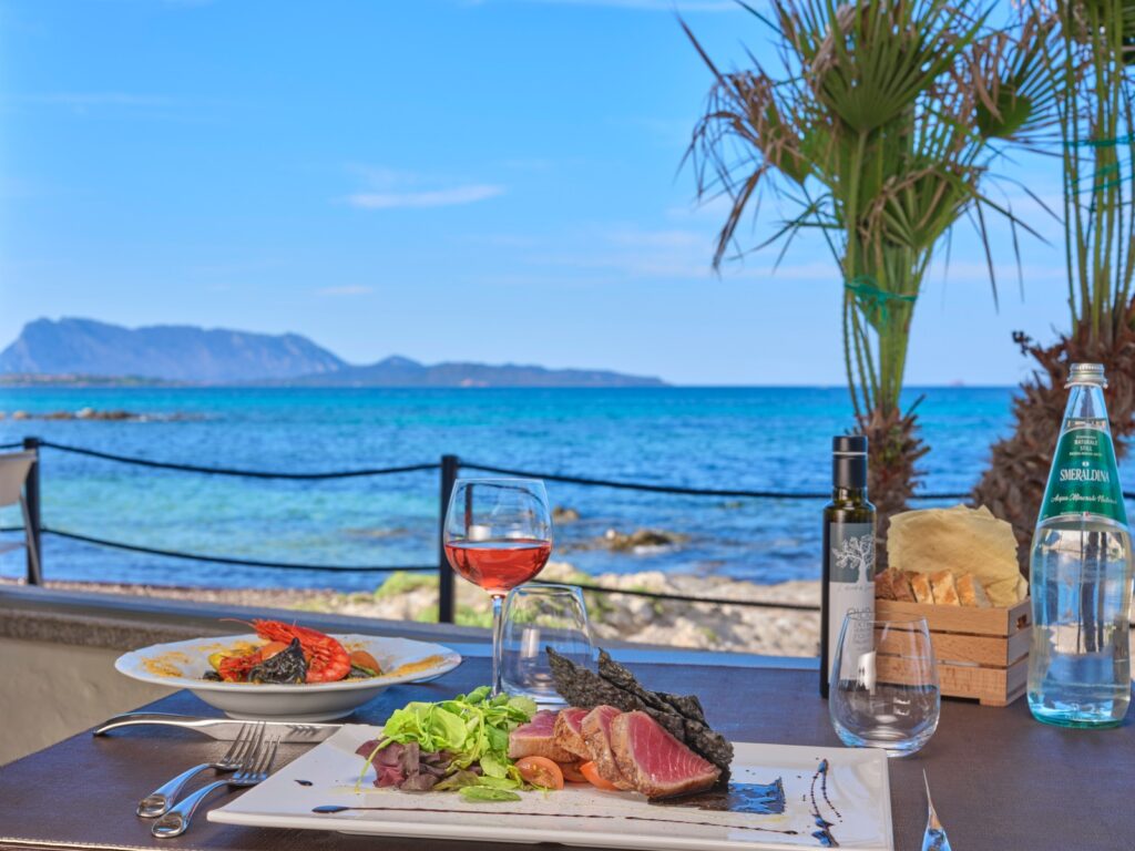 Cozinha mediterrânica no Hotel L'Esagono